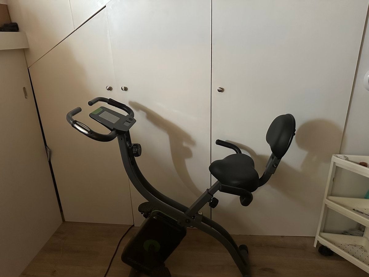 Tunturi hometrainer, inklapbaar, Ophalen, Aluminium, Zo goed als nieuw, Benen