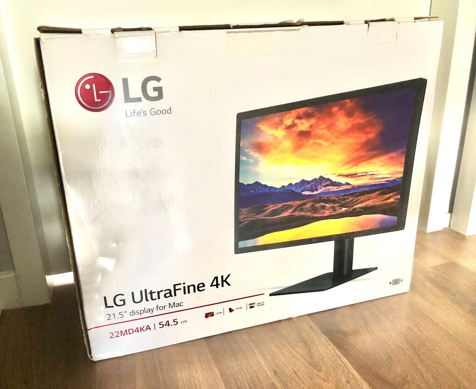 Defect LG UltraFine 4K 22MD4KA-B, Computers en Software, Gaming, Thunderbolt, IPS, Ophalen of Verzenden