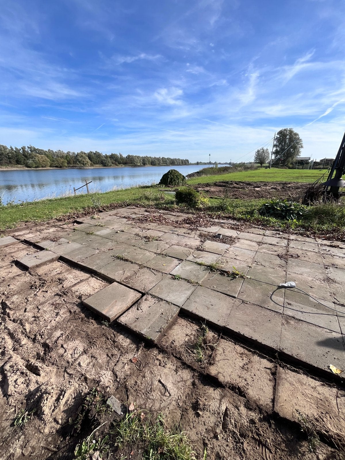 Gebruikte terrastegels - Ideaal voor tuin of oprit, Ophalen, Gebruikt, 10 m² of meer, Beton
