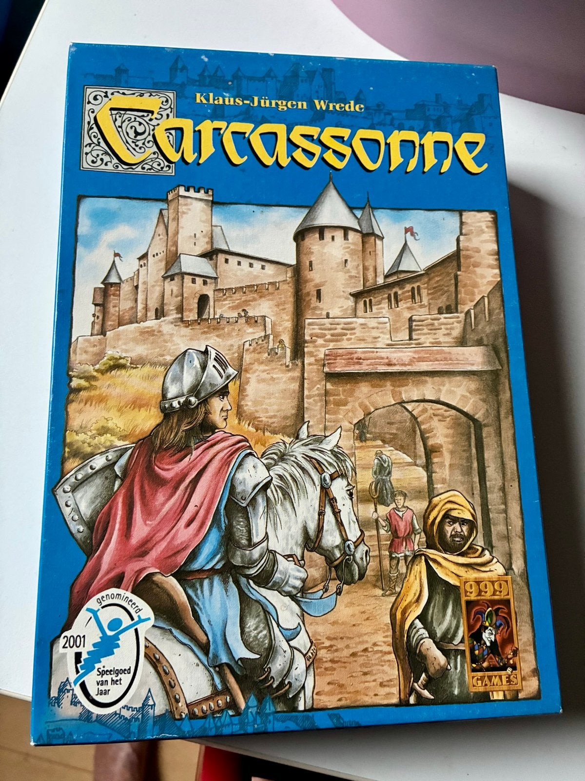 Carcassonne bordspel - Klassiek strategiespel, Drie of vier spelers, Ophalen of Verzenden, Zo goed als nieuw