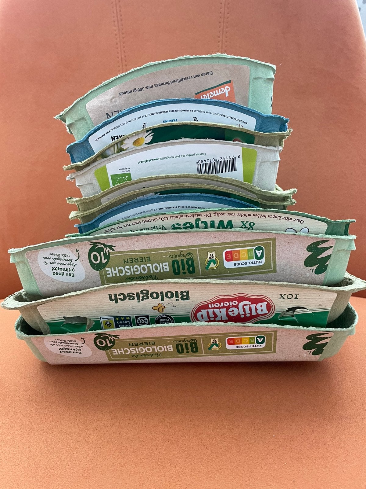 Eierdozen, Ophalen, Gebruikt, Overige typen