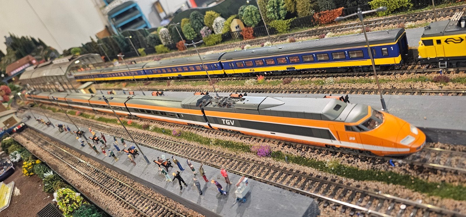 TGV , REE - Analoog 7 delig. H0 (1:87), Overige merken, Treinset, Gelijkstroom, Ophalen of Verzenden