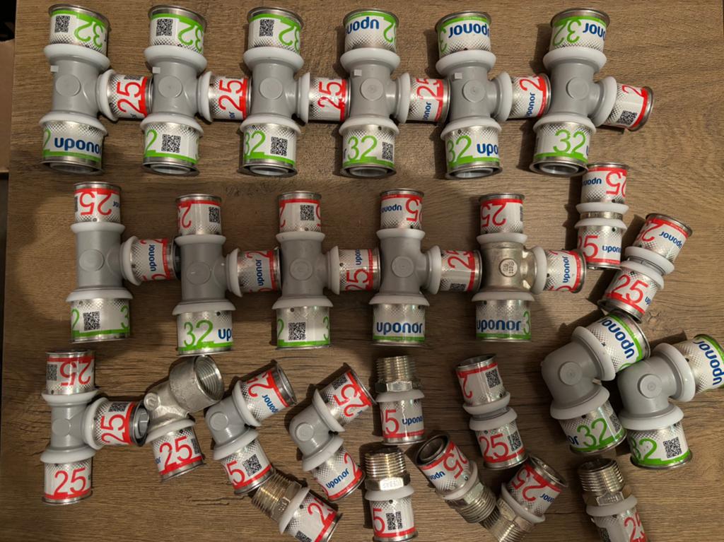 26x uponor koppeling, Verzenden, Zo goed als nieuw, Overige typen
