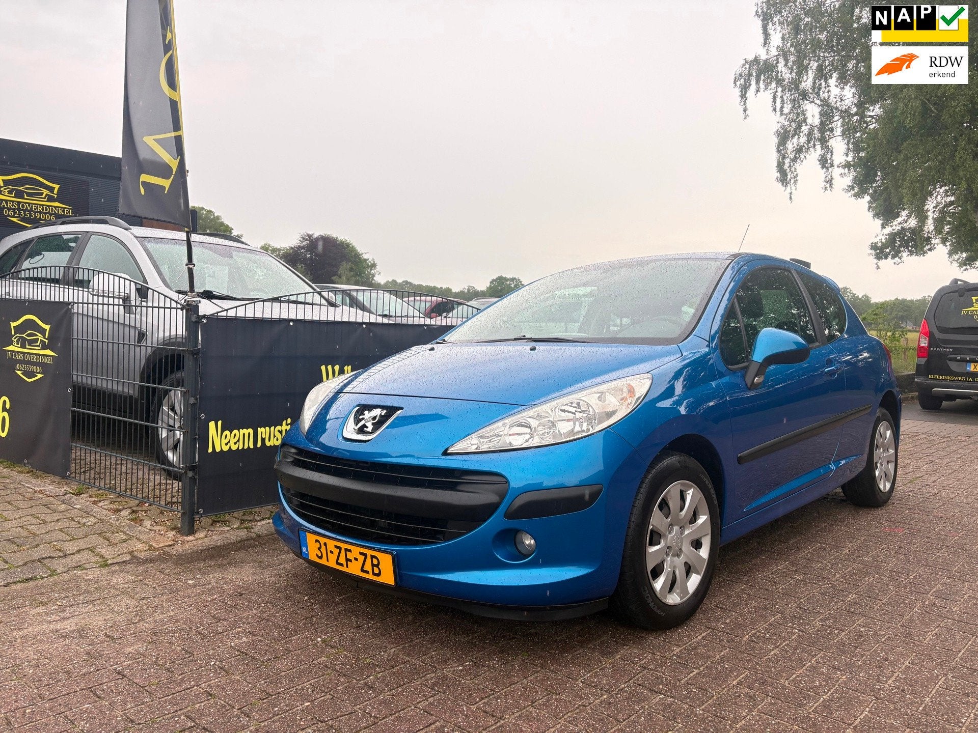 Peugeot 207 1.4 VTi Cool 'n Blue AIRCO,ELEKT,CRUISE,LAGE KM/, Gebruikt, Blauw, 49 €/maand, Origineel Nederlands