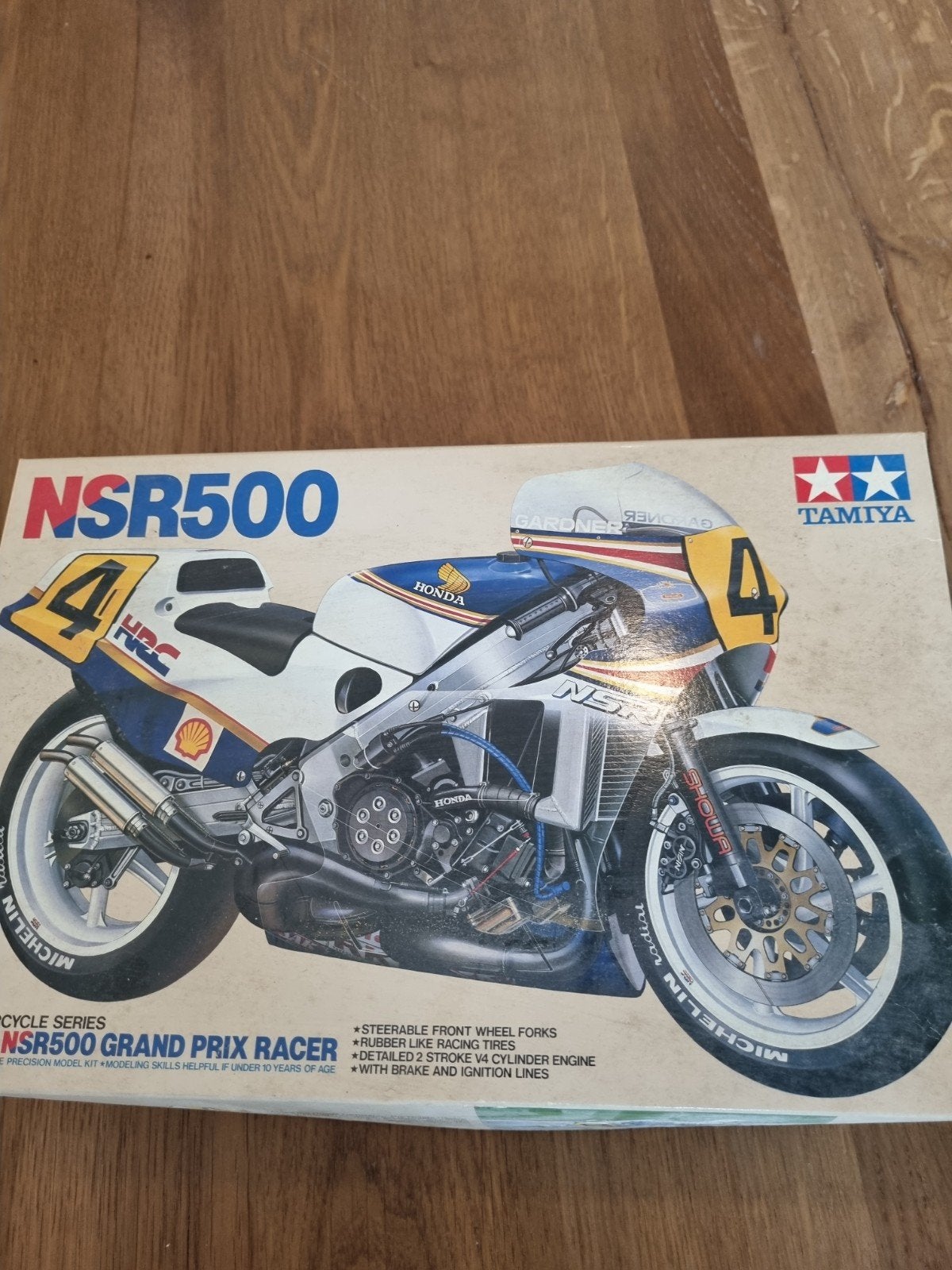 HONDA NSR500 compleet in originele doos goede stickers, Overige merken, 1:50 of kleiner, Overige typen, Nieuw
