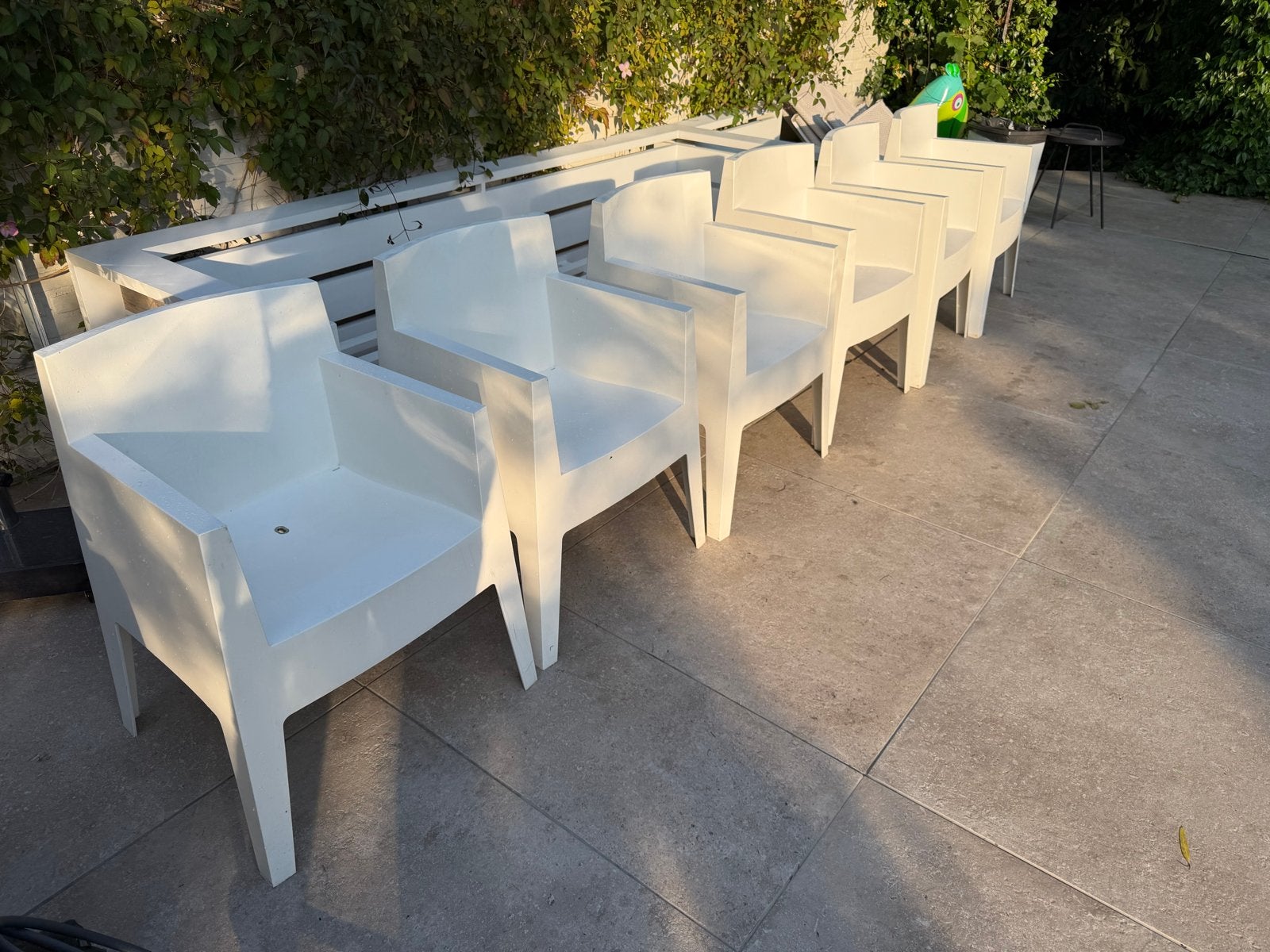 6x Philippe Starck voor Driade Toy stoel; €50 per stoel, Ophalen, Kunststof, Gebruikt, Wit
