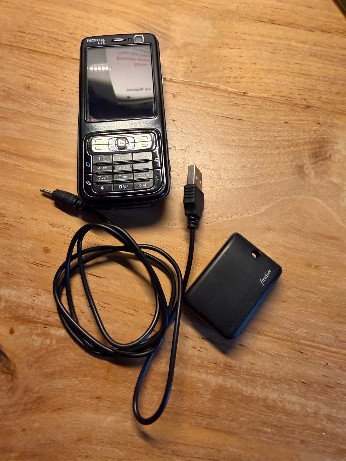 Nokia N73 - Vintage GSM met GPS accessoires, Gebruikt, Schuifmodel, Zwart, Fysiek toetsenbord