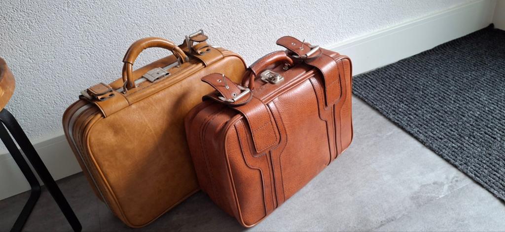 Vintage koffer jaren 70s skaileer retro, Ophalen of Verzenden