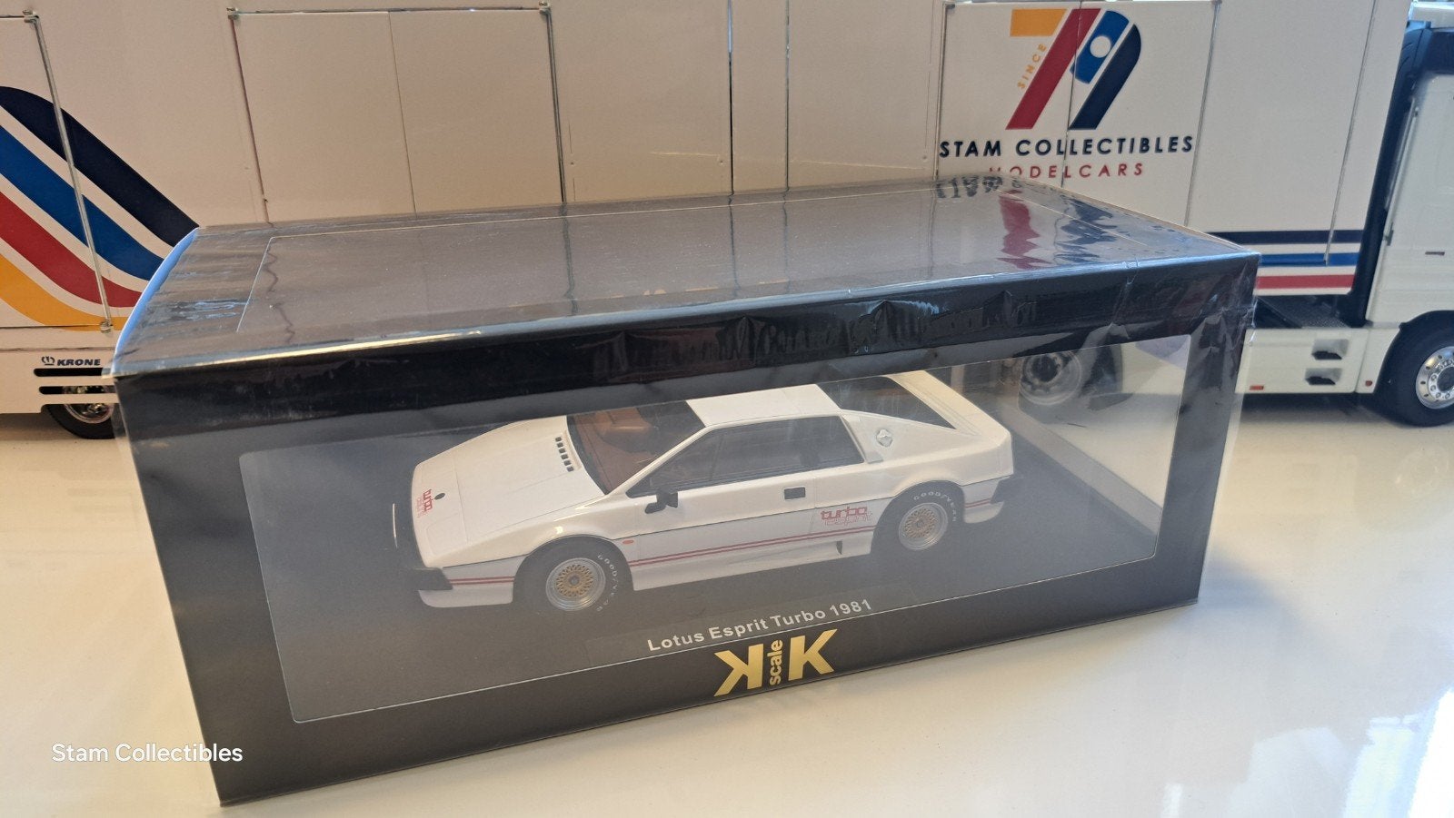 KK Scale Models Lotus Esprit Turbo - 1981, Overige merken, Auto, Ophalen of Verzenden, Zo goed als nieuw