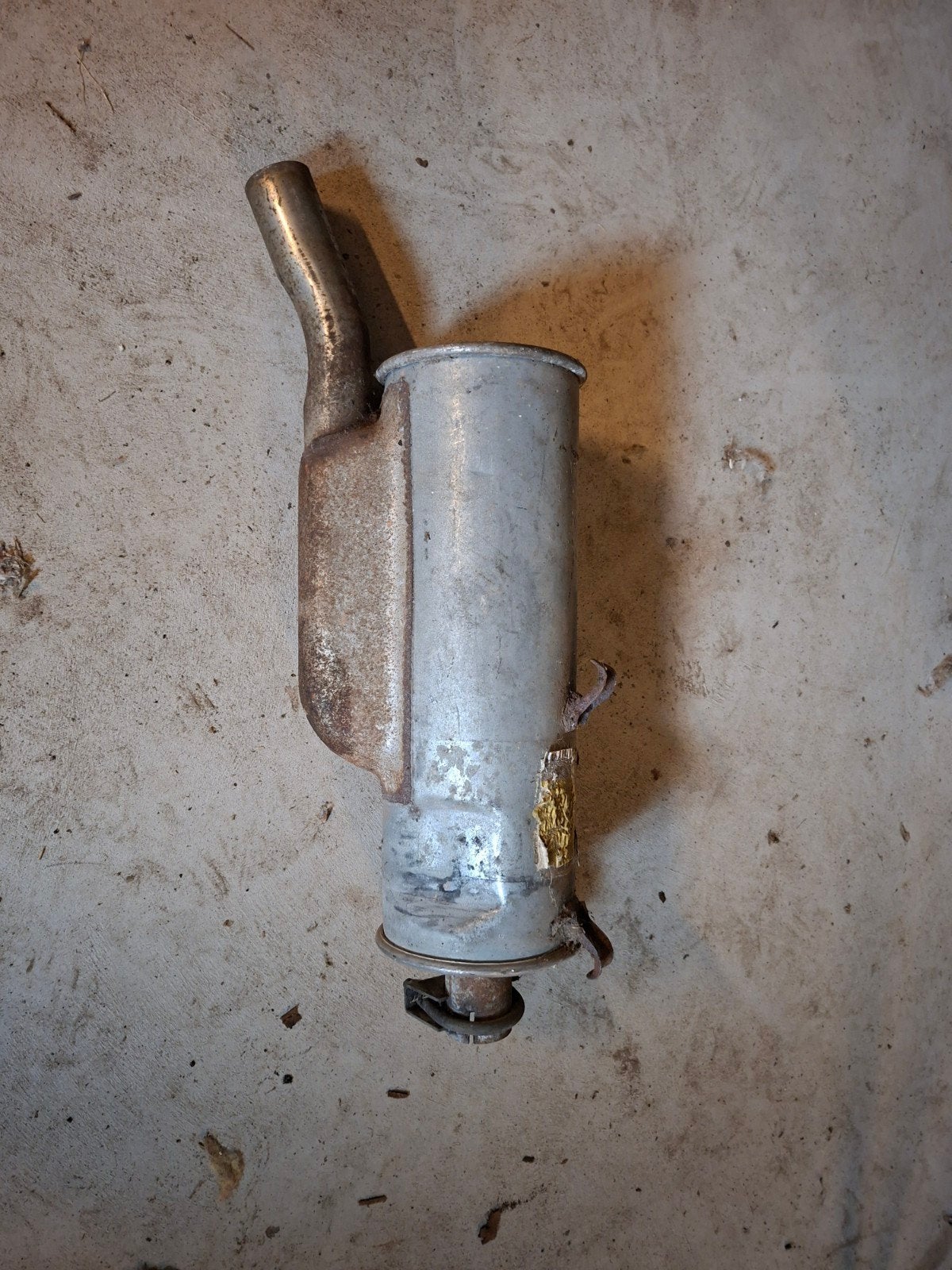 Gebruikte Saab 96 V4 uitlaatdemper, Ophalen of Verzenden