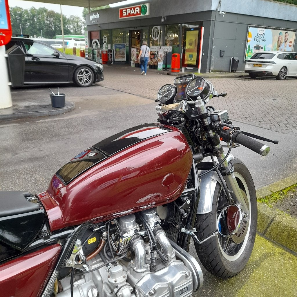 Goldwing GL1100 D Aspencade uit 1982, caferacer, Motoren, 1085 cc, Cardan-aandrijving, 4 cilinders, Motorrijbewijs A