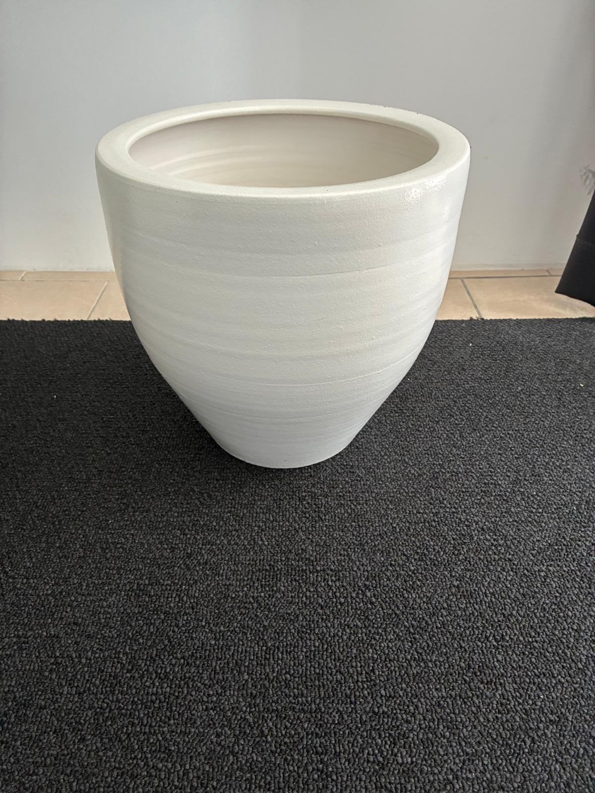 leuke bloempot, Gebruikt, Rond, Ophalen of Verzenden, Aardewerk