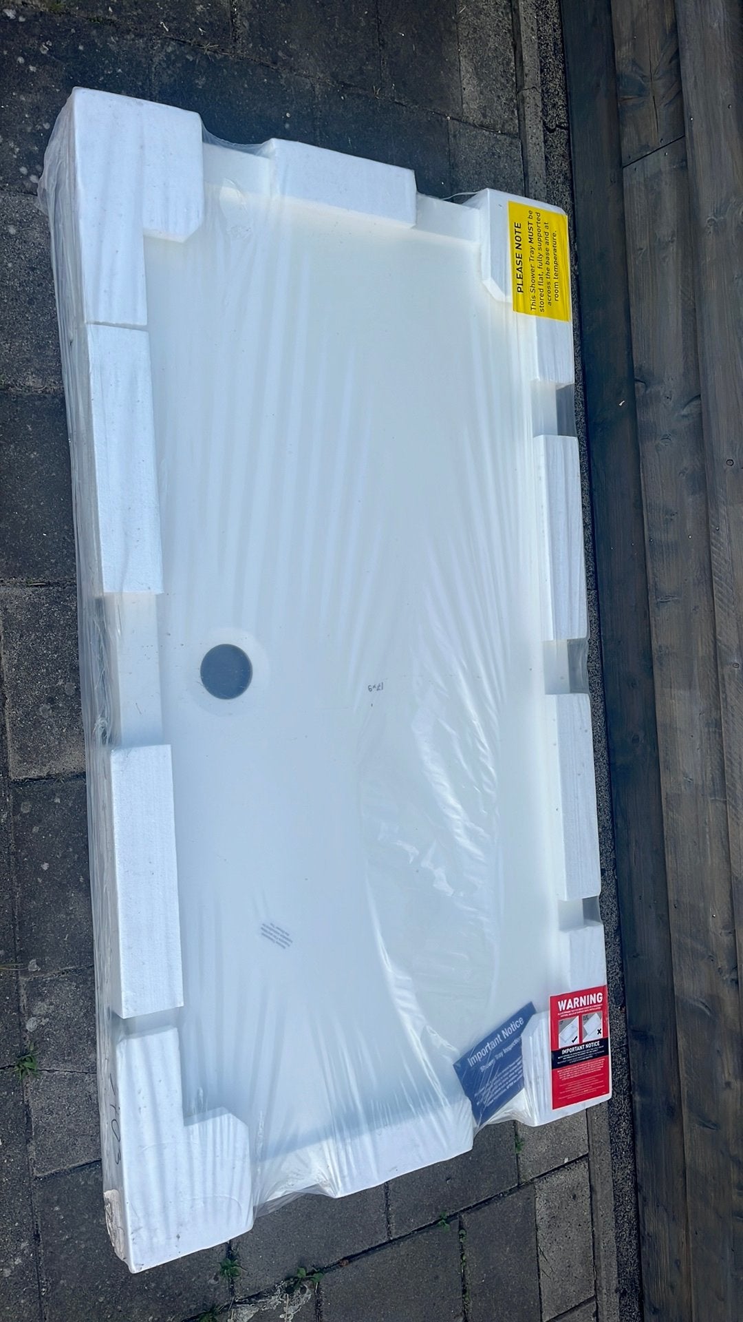 Durastone Douchebak 170x90, Ophalen of Verzenden, Nieuw, Douche