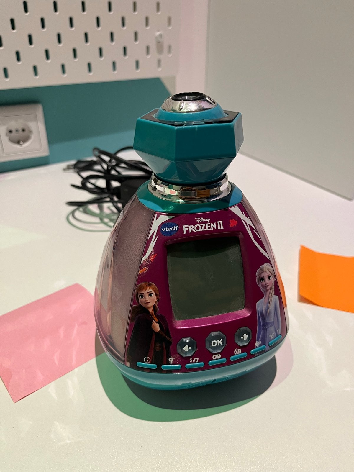 VTech Disney Frozen II Projectie Wekker & Nachtlampje, Ophalen of Verzenden, Zo goed als nieuw, Meisje