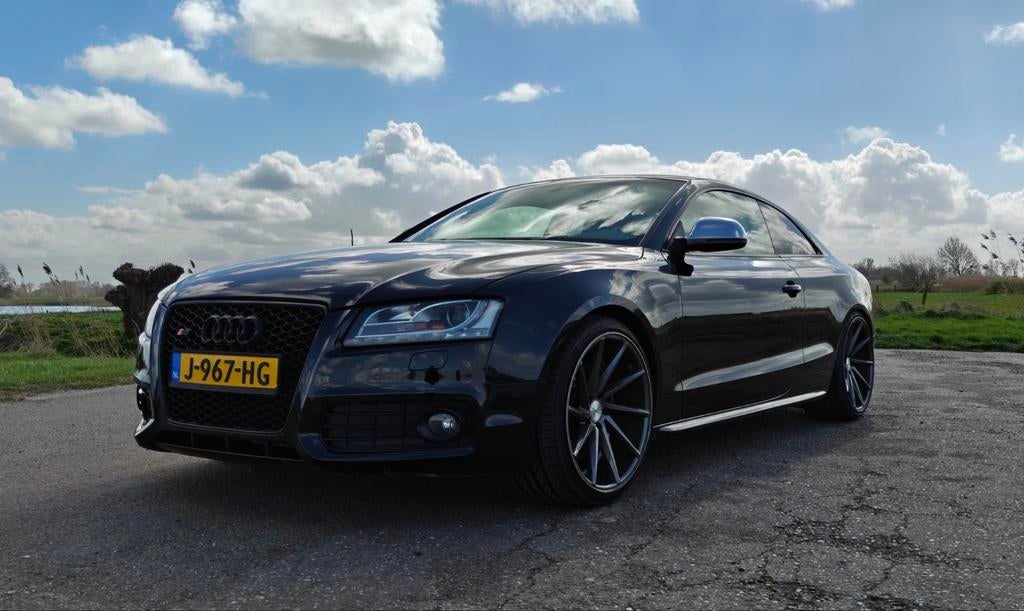 Audi S5 4.2 V8 | Air Ride | Automaat | Zwart | Uniek!, Auto's, Audi, Automaat, 8 cilinders, Zwart, Overige kleuren