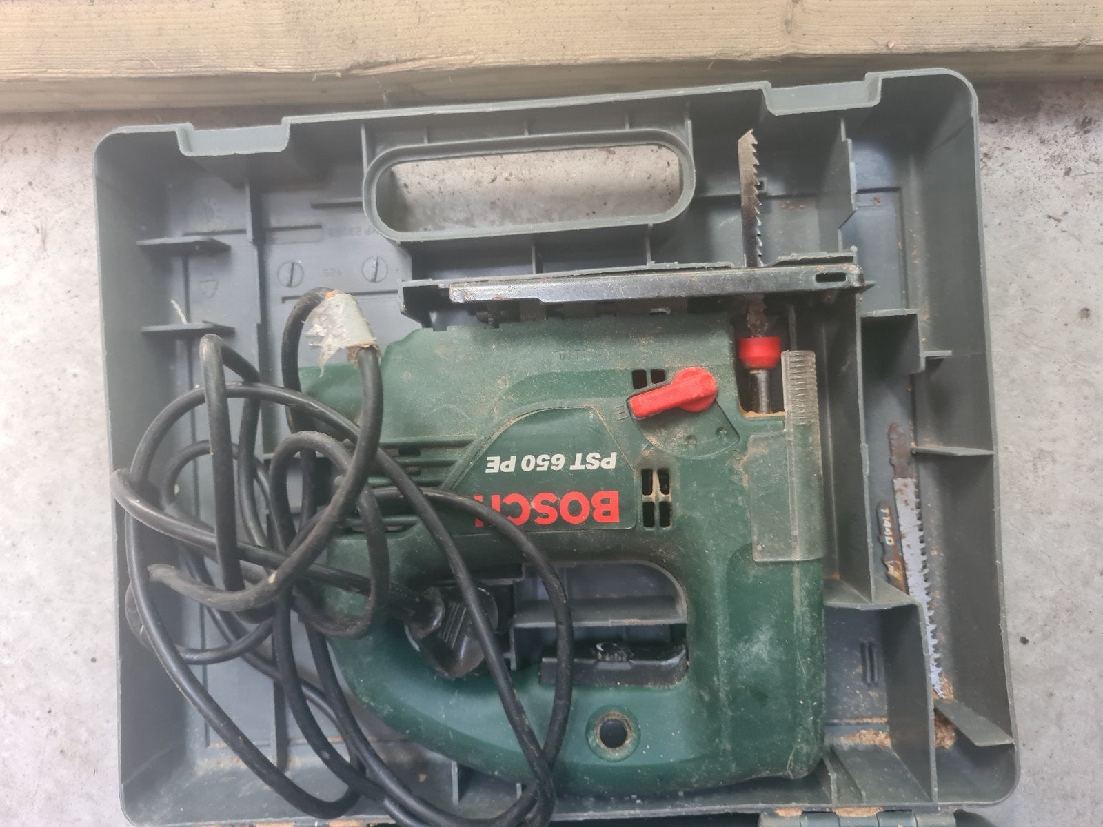 te koop goed werkende  bosch decupeerzaag machine  pst650 pe, Ophalen of Verzenden, Zo goed als nieuw, Overige typen