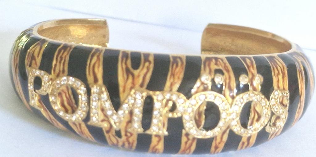 Pompöös by Harald Glööckler  armband met strass”, Ophalen of Verzenden, Nieuw, Zilver, Met strass