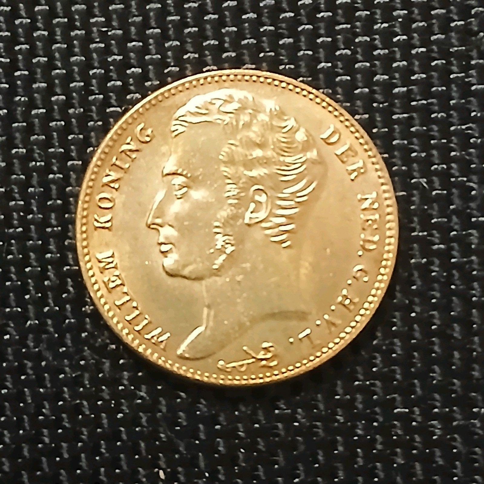 Goud vergulde naslag 10 Gulden Koning Willem I tientje 1829, Verzenden, Goud, Koning Willem I, Losse munt