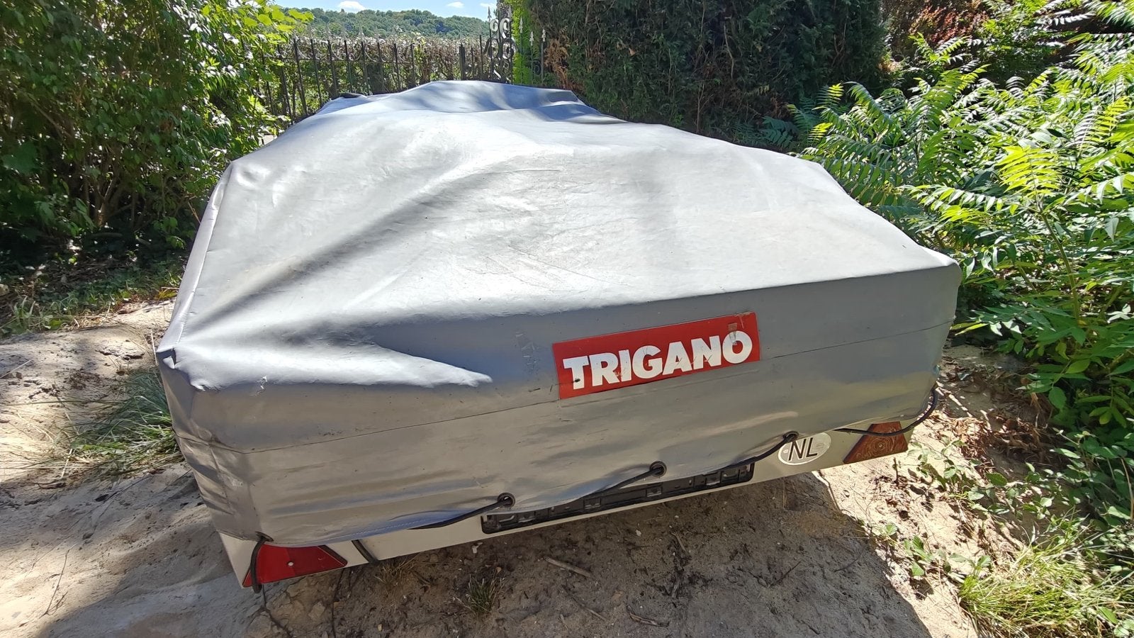 Trigano vouwwagen met keuken, Ophalen, Trigano, Aanwezig, Grijs