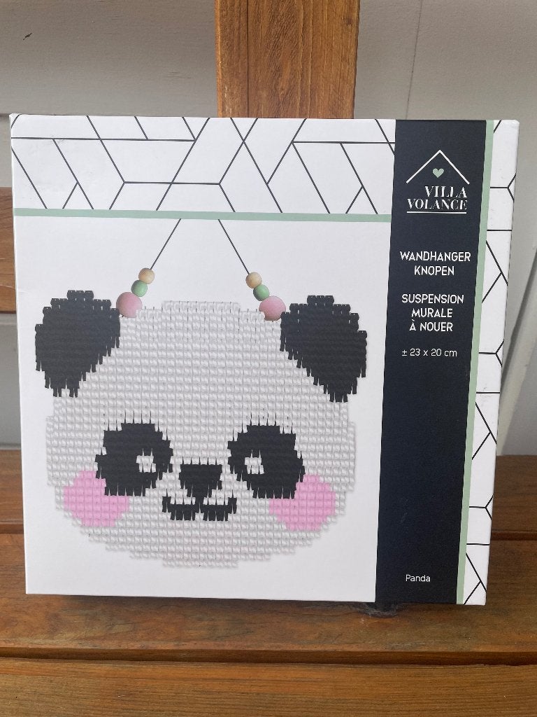 DIY wandhanger knopen panda | knutsel set, Hobby en Vrije tijd, Knutselen, Ophalen of Verzenden, Nieuw