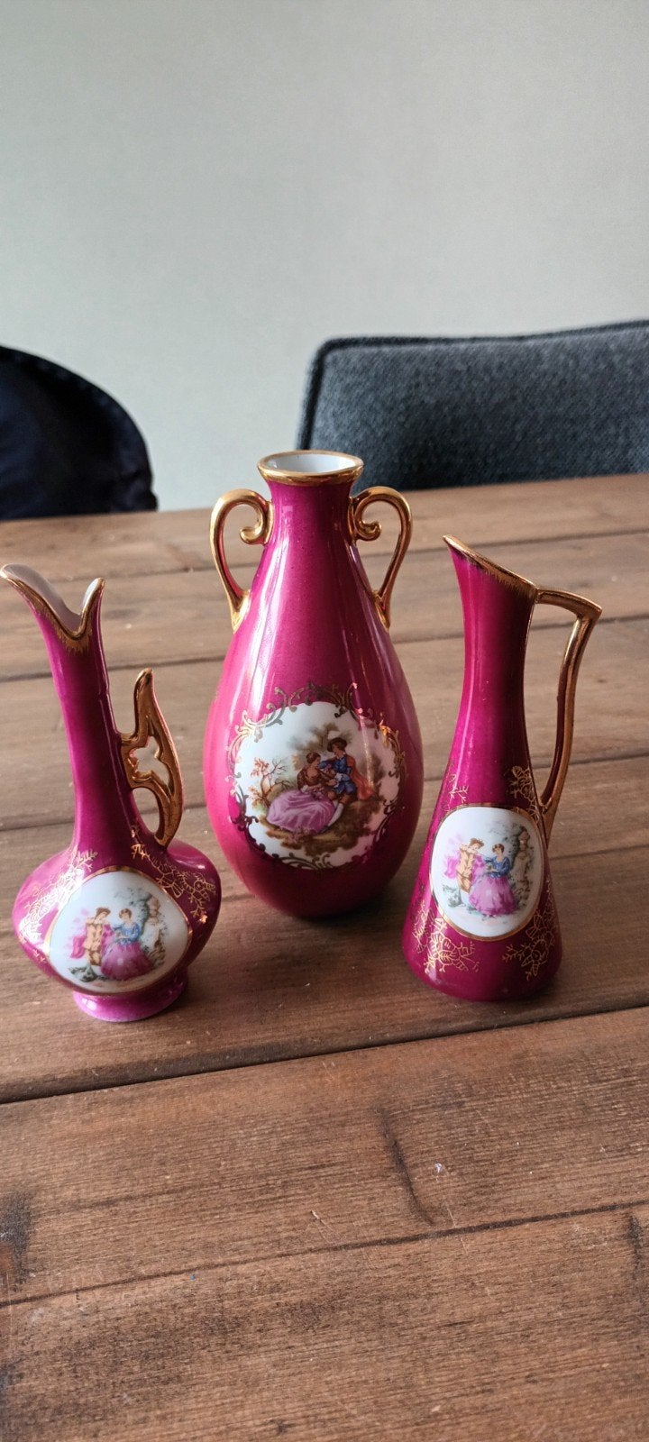Set vaasjes van Limoges vintage, Ophalen of Verzenden