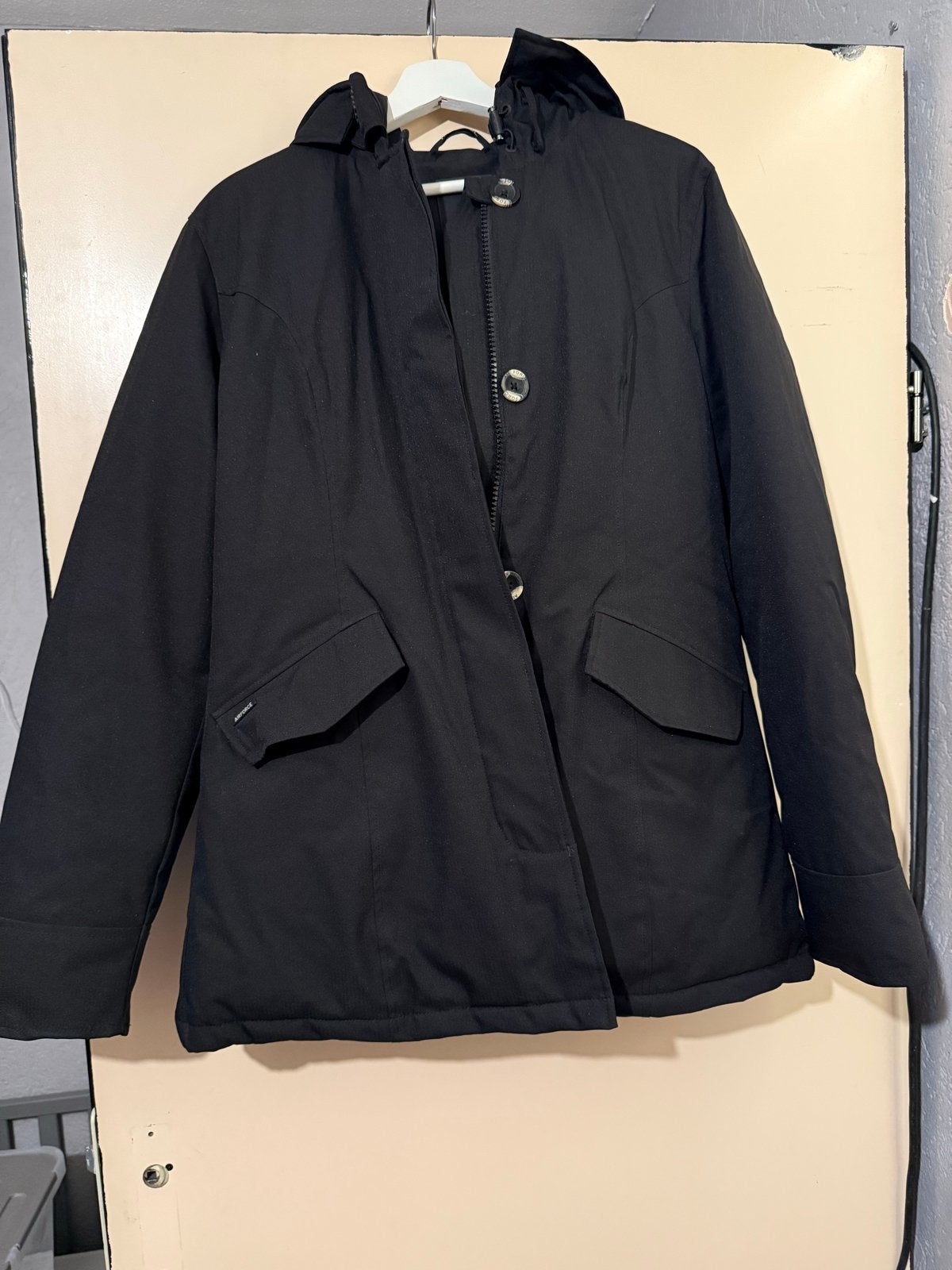Airforce winterjas, Ophalen of Verzenden, Zo goed als nieuw, Maat 46/48 (XL) of groter, Zwart