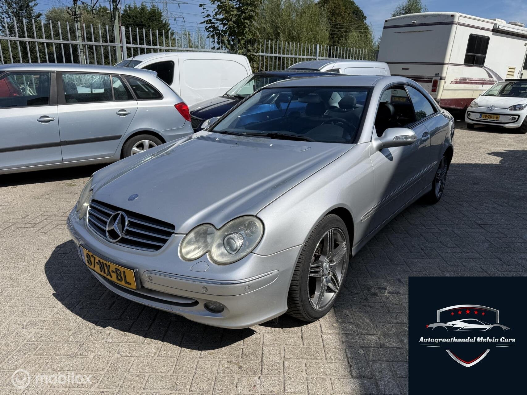 Mercedes CLK-klasse Coupé 320 Elegance, Auto's, Automaat, Achterwielaandrijving, Gebruikt, Zwart