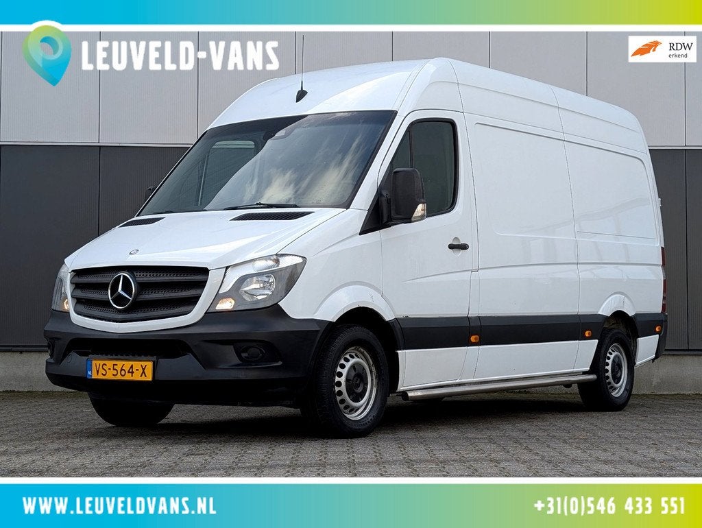 Mercedes-Benz Sprinter 310 BLUETEC EURO6 L2H2 AIRCO NAVI RWD, Auto's, Electronic Stability Program (ESP), Gebruikt, Euro 6, Wit