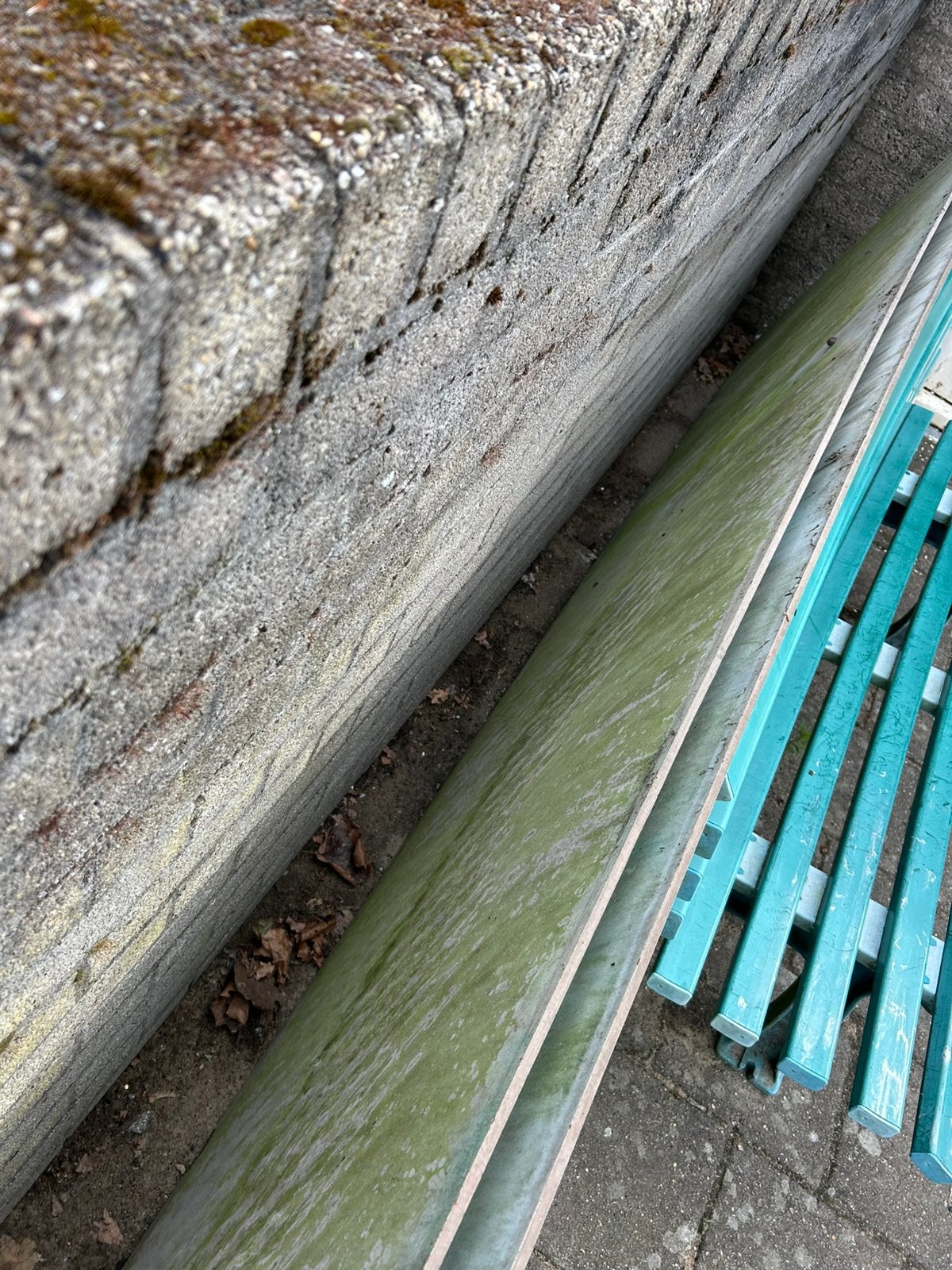 Gebruikte Trespa platen, 2stuks 3meter bij ca. 70 cm, Ophalen, Gebruikt