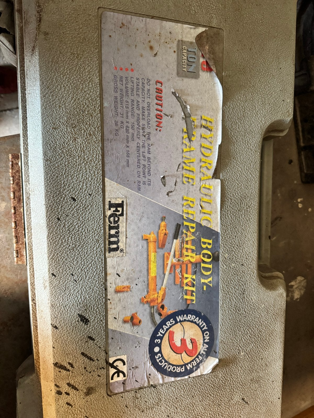Ferm Hydraulische Carrosserie Reparatie Set - Pneumatische P, Ophalen, Gebruikt, Overige typen, Ferm