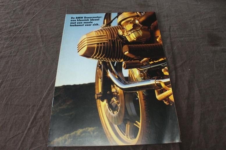 bmw boxer 1985 motorfiets verkoop folder R80 RT G/S R65, Motoren, Ophalen of Verzenden, BMW