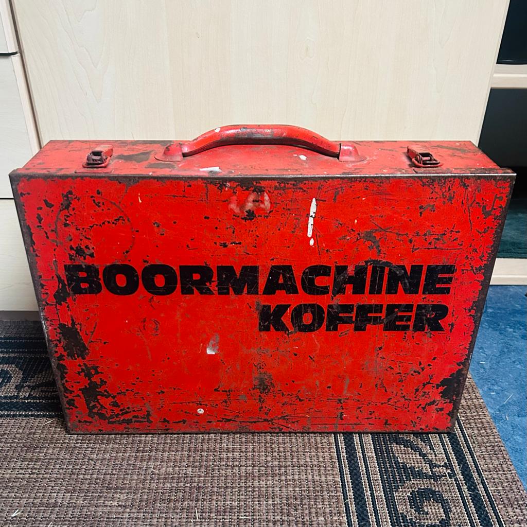 Vintage Boormachine Koffer, Ophalen of Verzenden, Gebruikt
