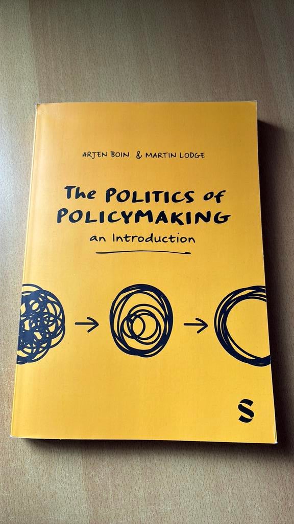 The politics of policymaking - Boin & Lodge, Ophalen of Verzenden, Zo goed als nieuw, Overige niveaus