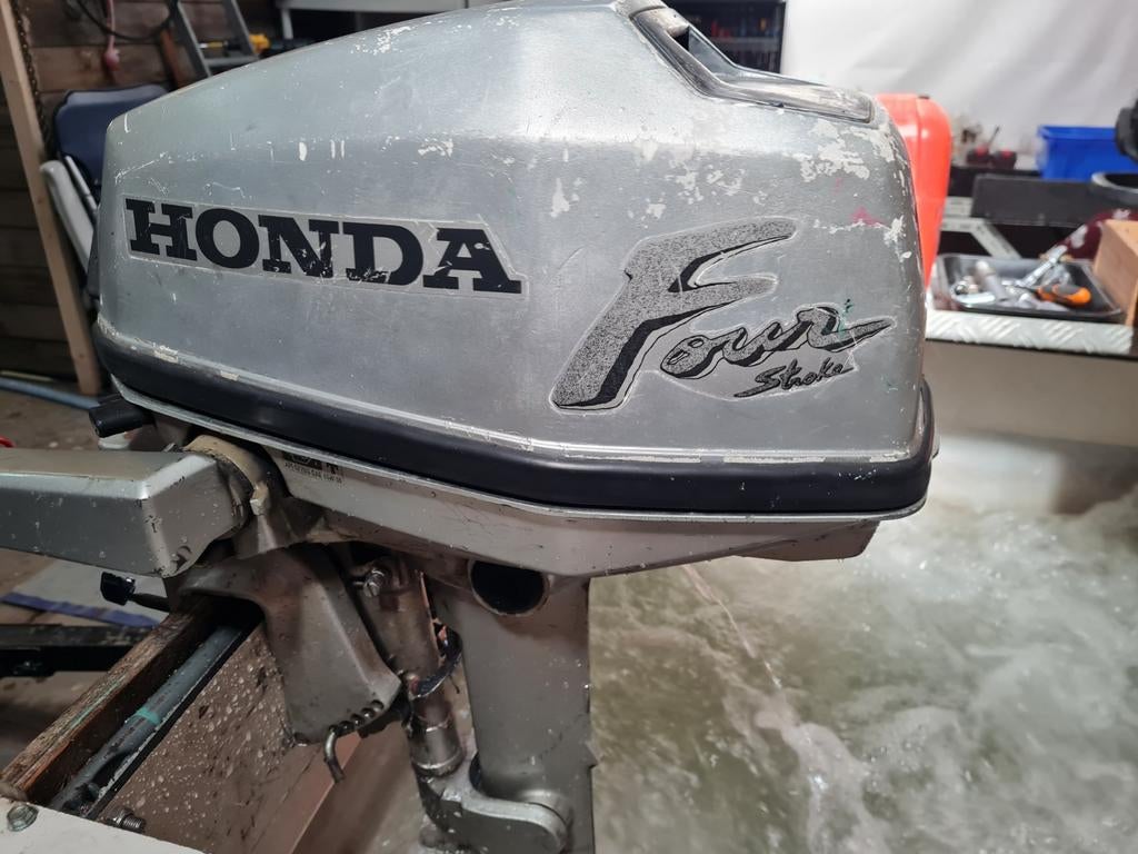 Honda 5 pk 4 takt 1 cilinder langstaart, Watersport en Boten, Ophalen, Gebruikt, Benzine, 5 tot 10 pk