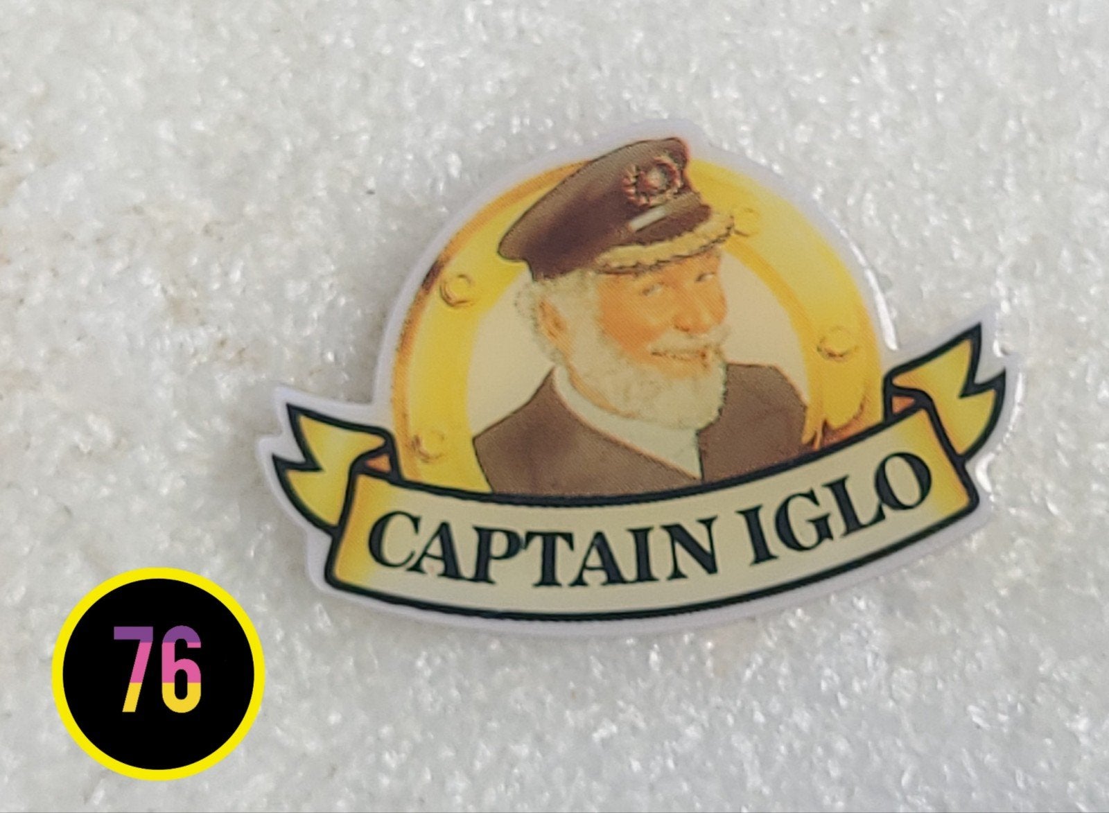 Captain Iglo Pin - Vintage Verzamelobject, Verzamelen, Verzenden