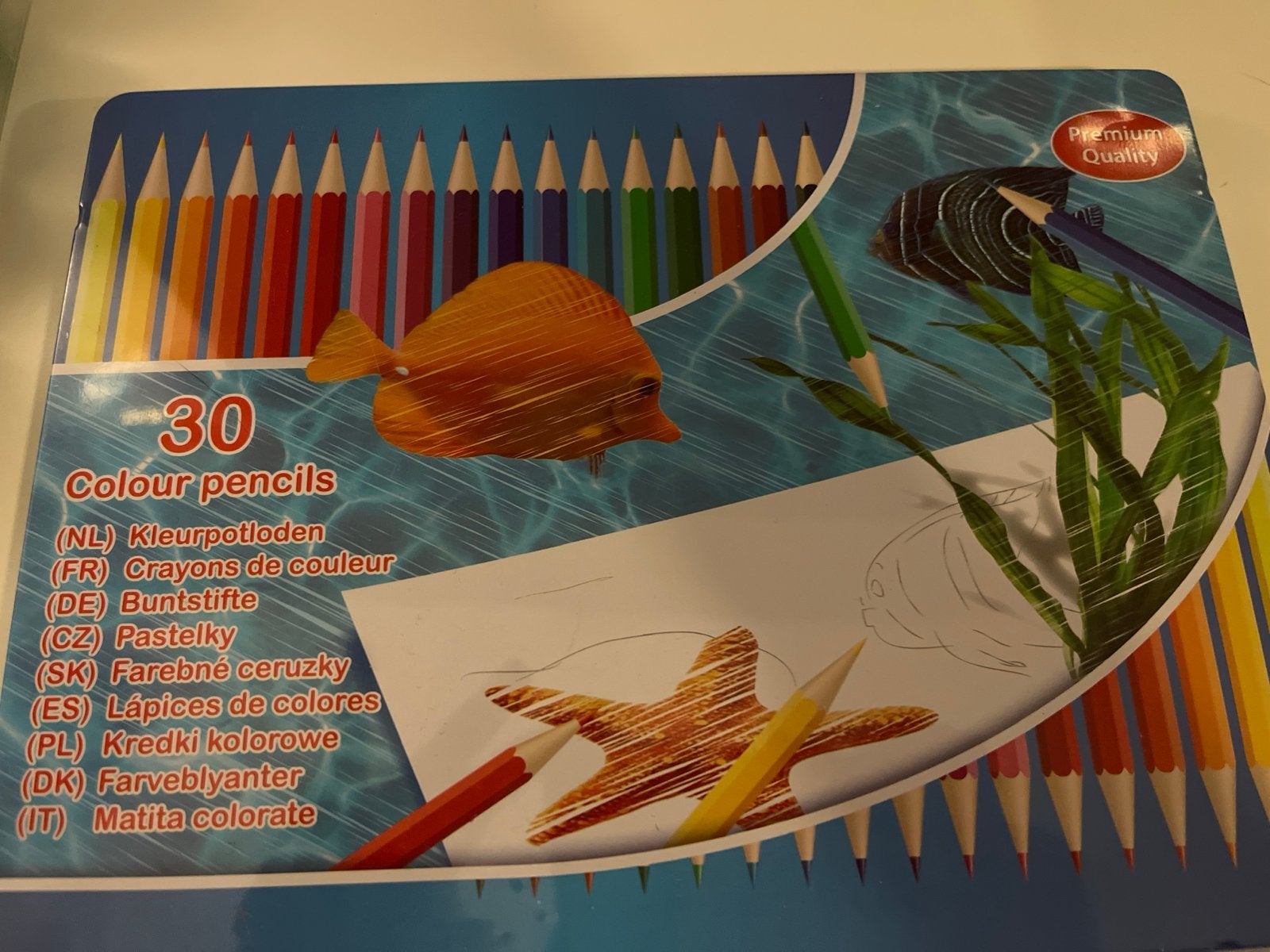 30 kleurpotloden - Zo goed als nieuw, Ophalen of Verzenden, Zo goed als nieuw, Potlood of Stift
