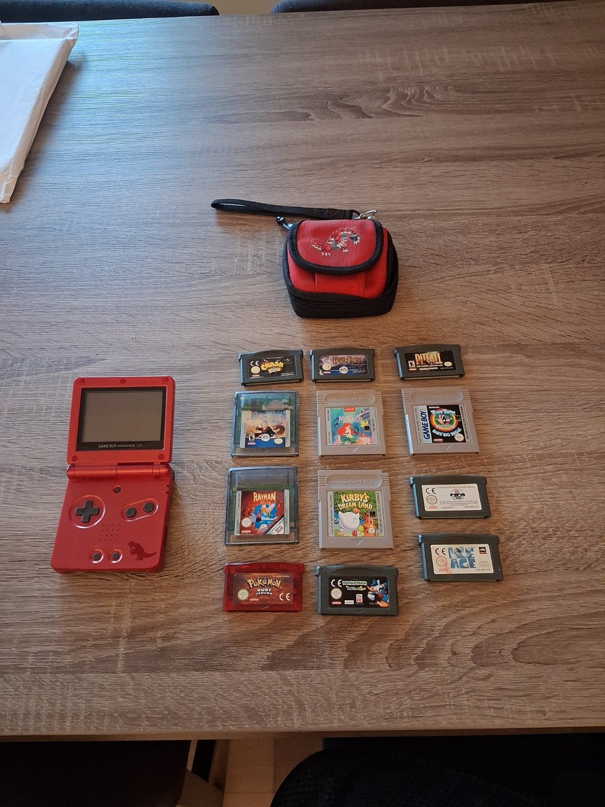 GAMEBOY Advance SP, Spelcomputers en Games, Ophalen, Gebruikt, Game Boy Advance SP, Met games