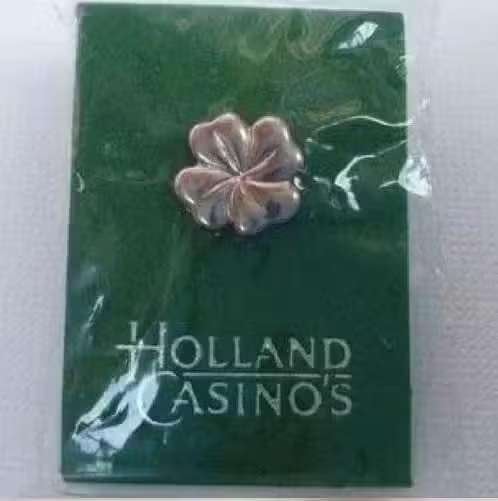 Metalen Pin Klaver 4 Holland Casino Klavertje, Ophalen of Verzenden, Nieuw