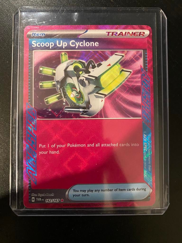 Pokémon kaart Scoop Up Cyclone 162/167, Ophalen of Verzenden, Nieuw, Losse kaart, Foil