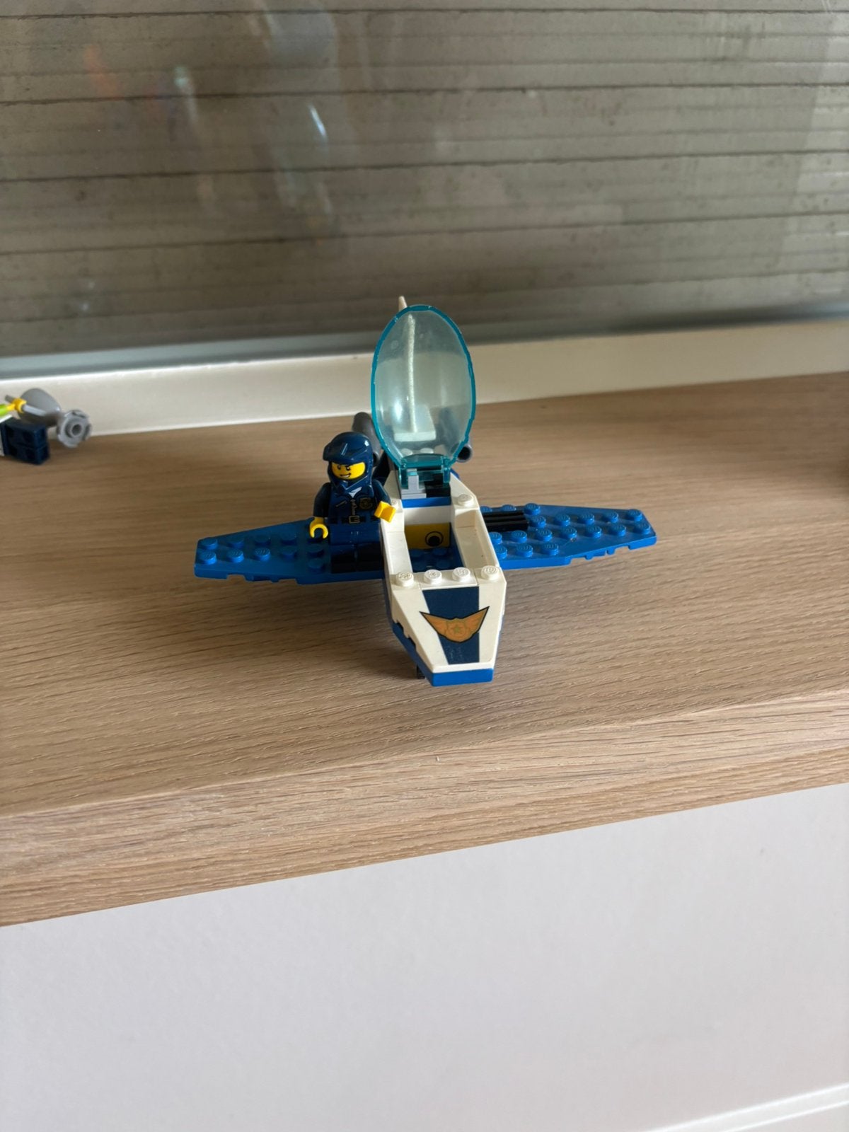 Lego vliegtuig, Ophalen, Zo goed als nieuw