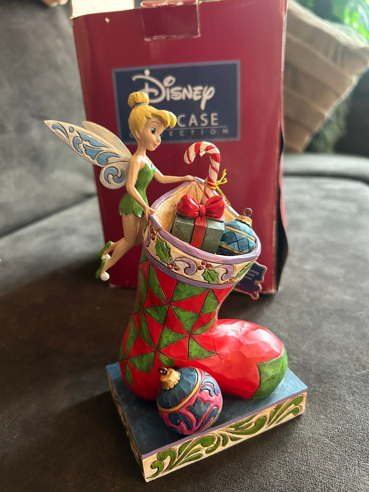 Jim Shore Tinkerbell, Ophalen of Verzenden, Overige figuren, Zo goed als nieuw, Beeldje of Figuurtje