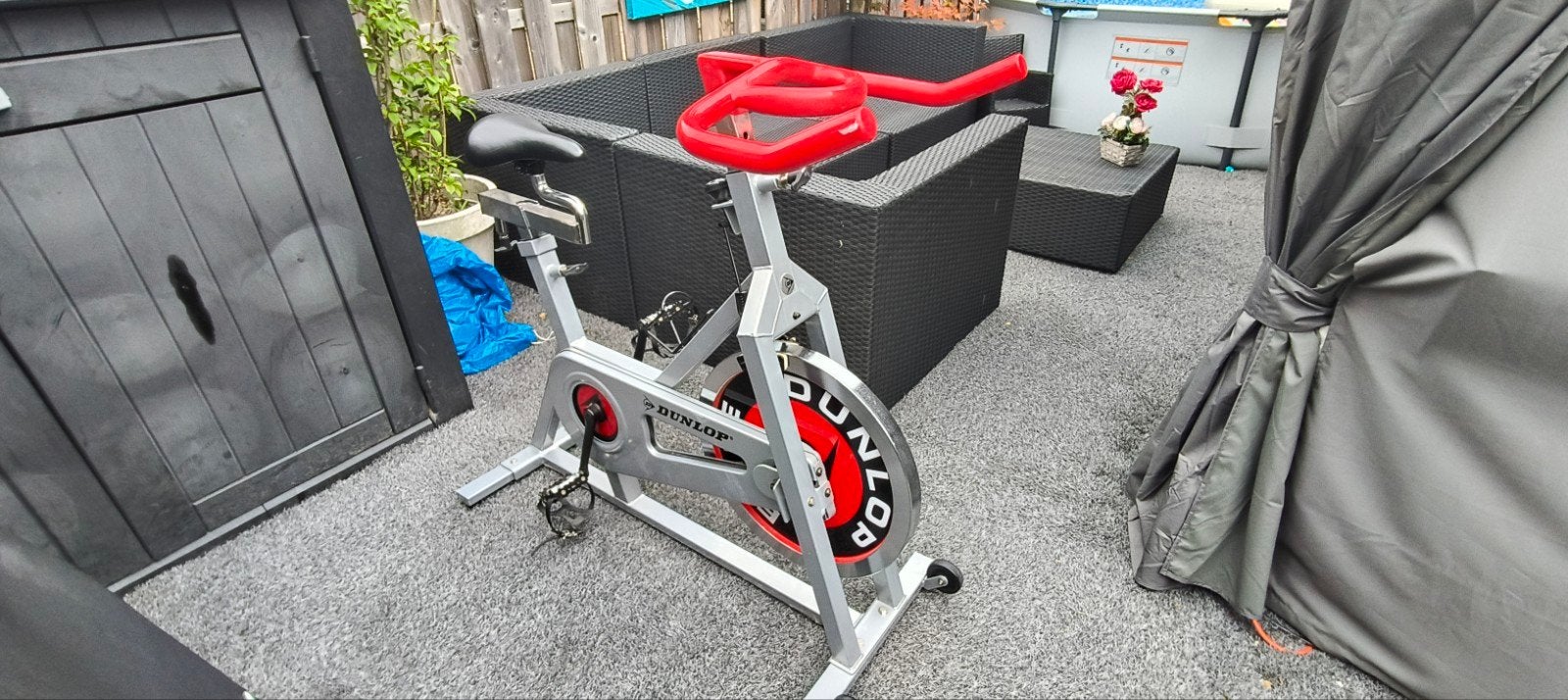 Dunlop Spinningfiets z.g.a.n., Ophalen, Spinningfiets, Zo goed als nieuw, Metaal