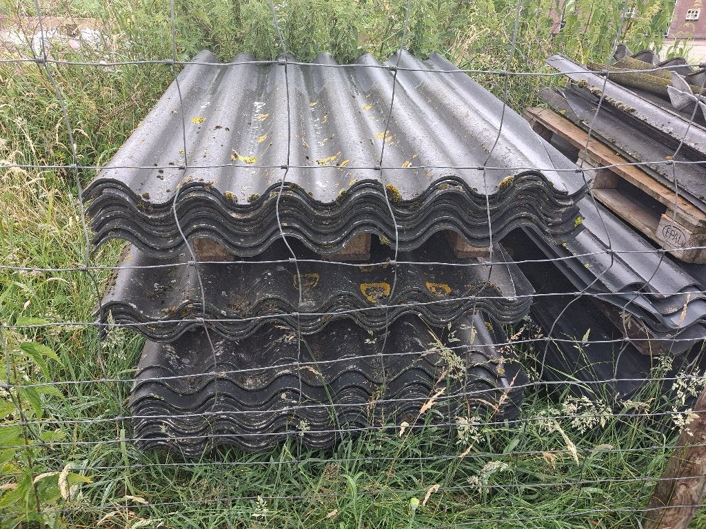 golfplaten asbest vrij, Ophalen, Overige materialen, Gebruikt, Zwart