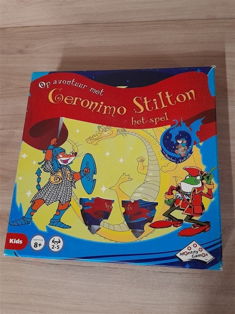 Op avontuur met Geronimo Stilton - het spel - s5557, Hobby en Vrije tijd, Gezelschapsspellen | Bordspellen, Verzenden, Zo goed als nieuw