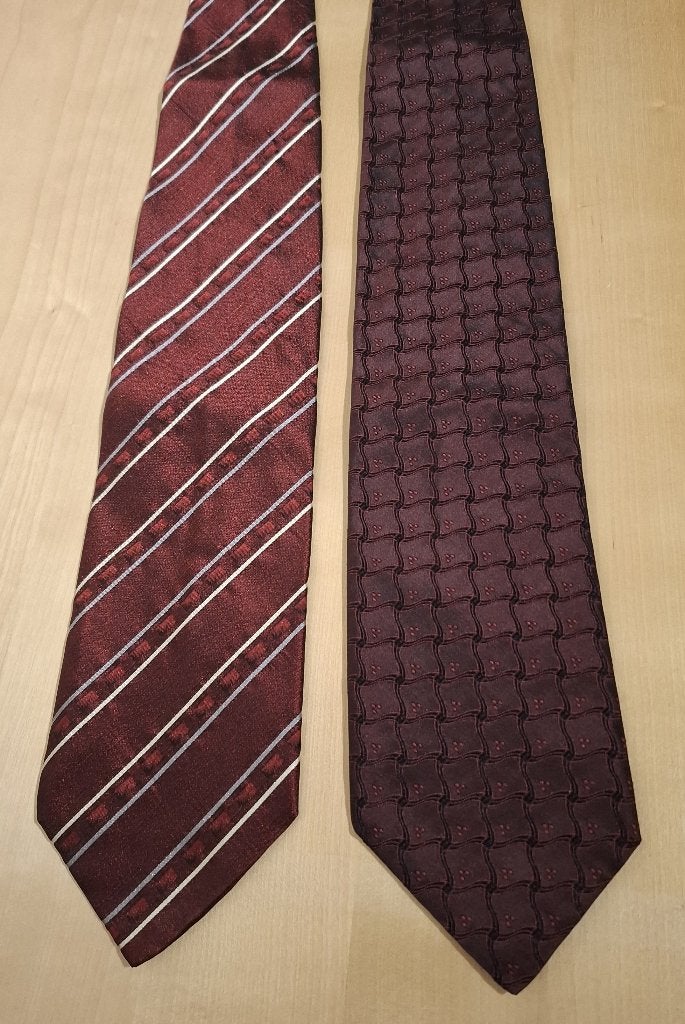 2 nette stropdassen (rood), Ophalen of Verzenden, Nieuw, Rood