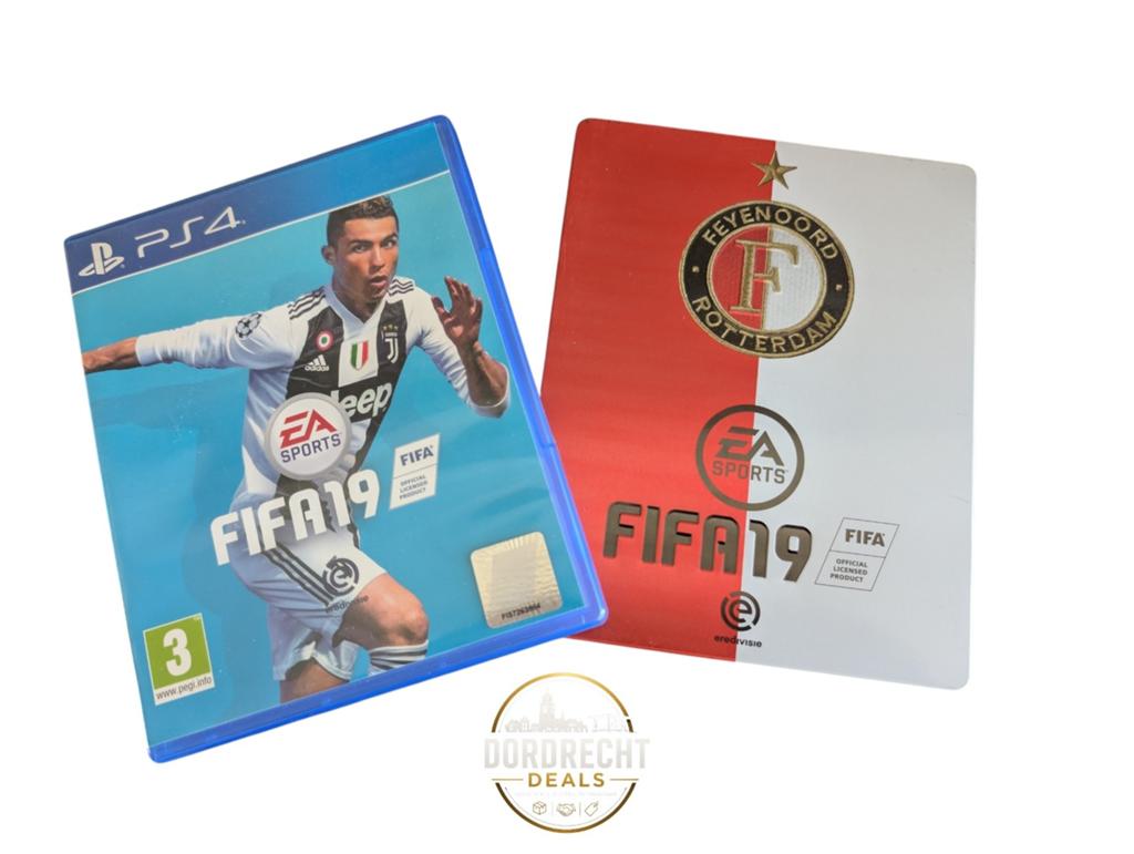 FIFA 19 PS4 - Feyenoord Rotterdam Editie - Nieuwstaat, Spelcomputers en Games, 2 spelers, Ophalen of Verzenden, Zo goed als nieuw