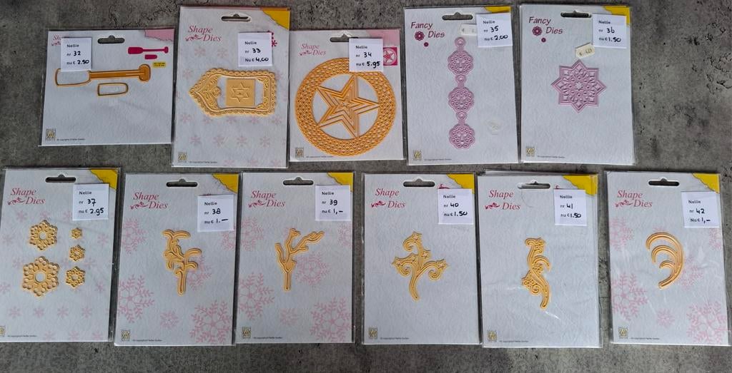 SNIJMALLEN Shape Dies Nellie. NIEUW. STERK AFGEPRIJSD vanaf, Ophalen of Verzenden, Nieuw, Overige thema's, Pons of Mal