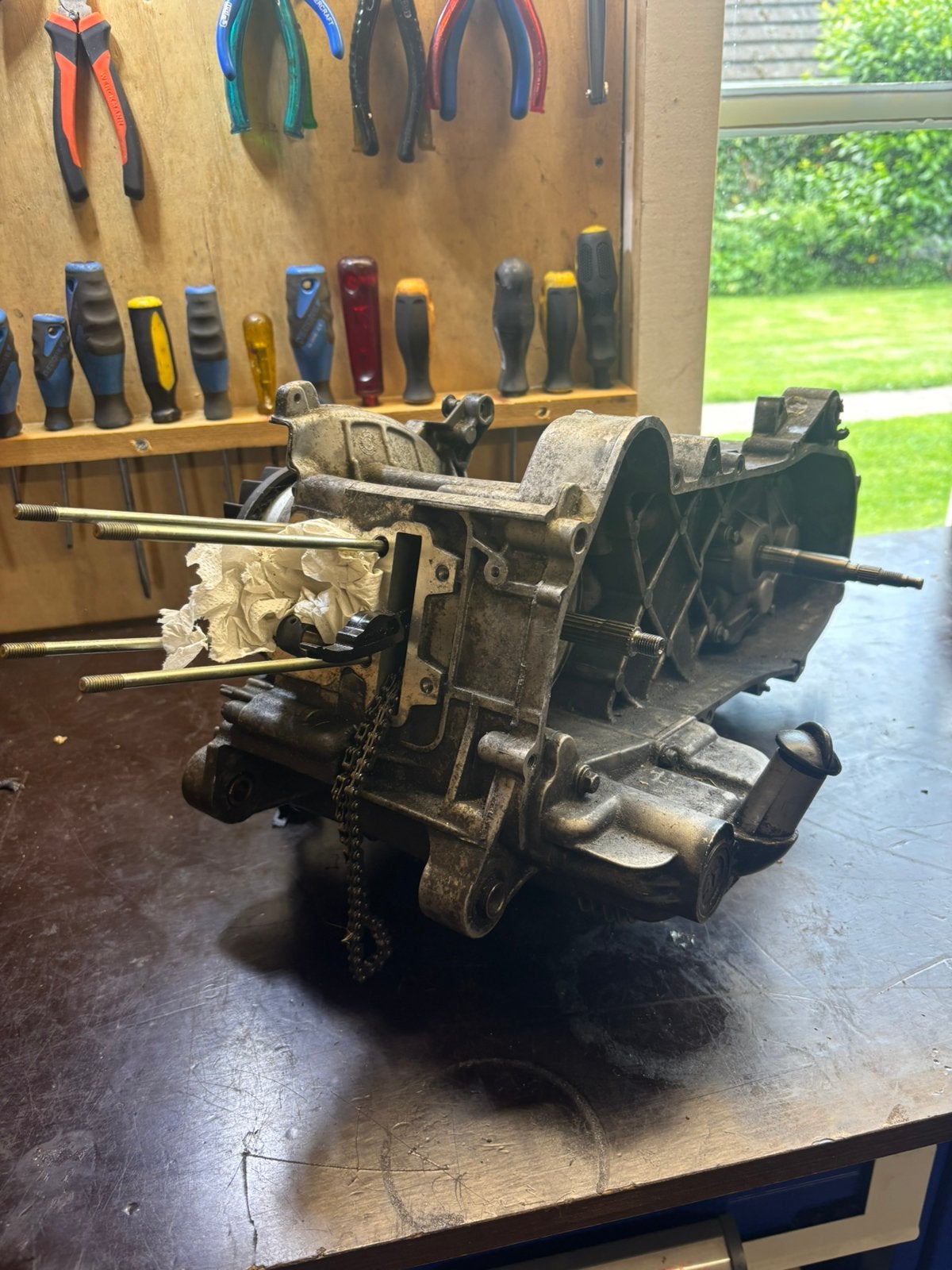Blok piaggio 4t, Ophalen
