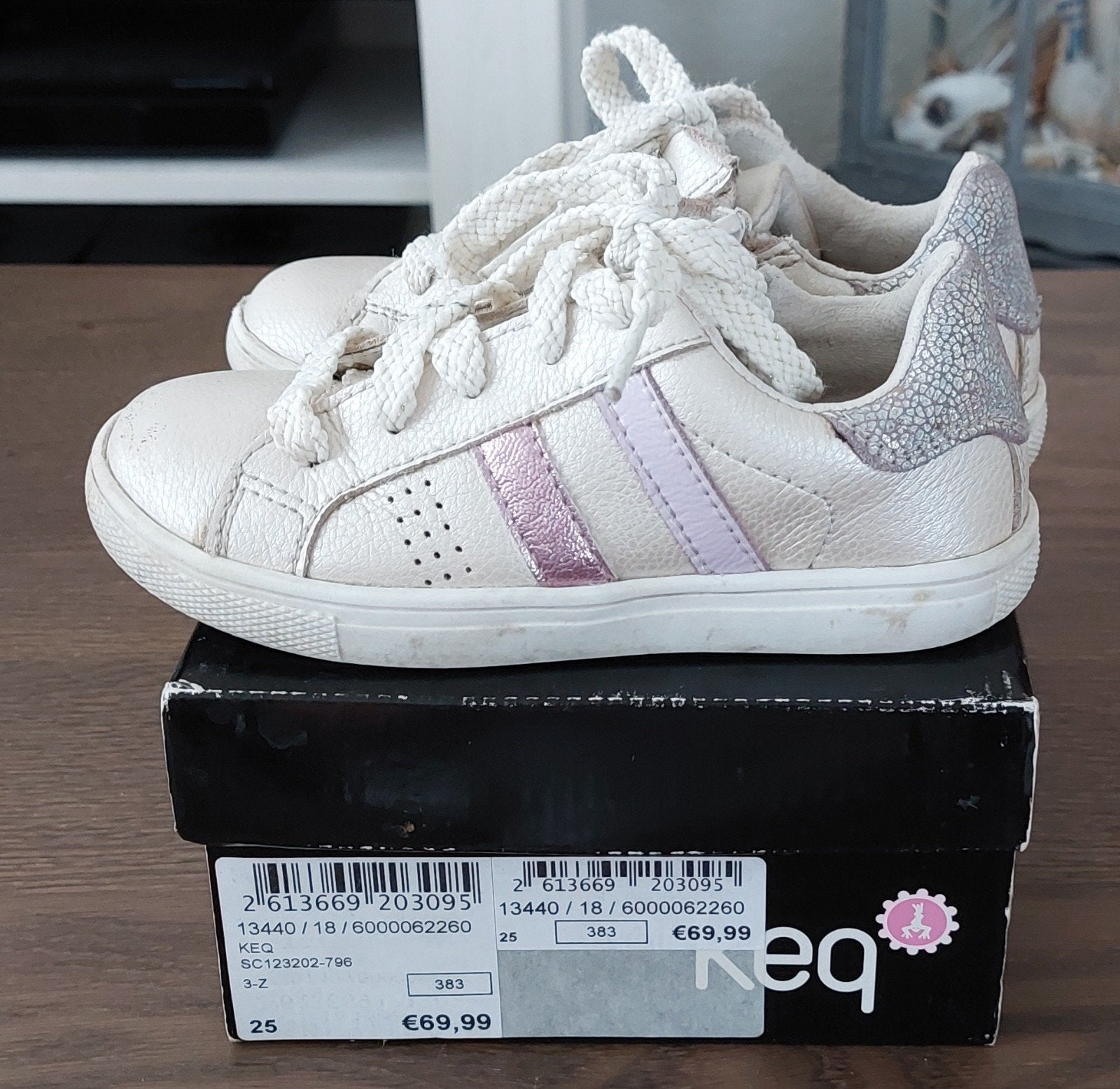 KeQ Meisjes Sneakers Maat 25 - Zo goed als nieuw, KeQ, Meisje, Schoenen, Ophalen of Verzenden