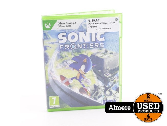 XBOX Series X Game: Sonic Frontiers, Microsoft, Zo goed als nieuw, Support@microsoft.com, Microsoft Corporation
One Microsoft Way
Redmond, WA 98052-6399
USA